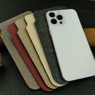 Bao da rút IONECASE cho điện thoại Note20 Ultra, Note 10 plus, Da Bò Thật mẫu 4