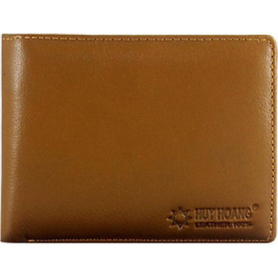 Ví Nam Da Bò Cao Cấp Huy Hoàng HT2113 (12.5 x 10 cm) - Da Bò