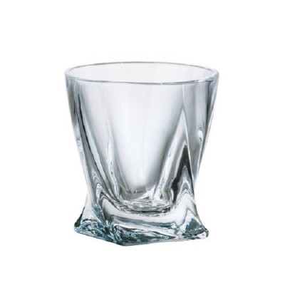 Bộ Chai Cốc Pha Lê Crystalite Bohemia Quadro (Set 1 + 6 pcs) 