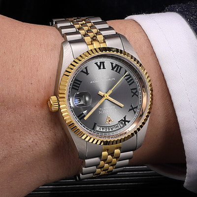 Đồng Hồ Nam Cadisen  C8228M2 Chính Hãng Full Box Chống Nước Kính Chống Xước Dây Thép BH 2 Năm Máy Cơ