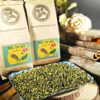 Trà tim sen sấy khô Cao Cấp gói 250G - Tốt cho người bị khó ngủ, mất ngủ kinh niên - Quà tặng cho người lớn tuổi - Nhập mã khuyến mãi khi mua từ 2 gói để tiết kiệm hơn