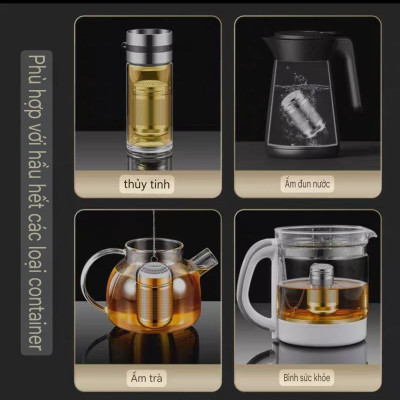 ( MẪU MỚI 2025 ) Quả Lọc Trà Inox SUS 316L Quả Lọc Trà Gia Vị Thảo Quả Lỗ Lọc Siêu Mịn Kháng Khuẩn Công Nghệ CNC Cao Cấp 