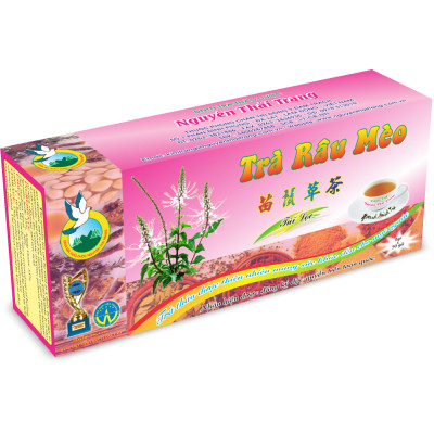 Trà Râu Mèo - Giúp Lợi Tiểu Trừ sỏi Thận  - Nguyên Thái Trang - Hộp  50 Túi Lọc X 2gr – Thảo Dược Thiên Nhiên - Tốt Cho Sức Khỏe