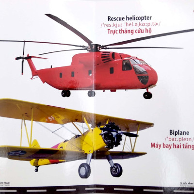 Bộ Sách Từ Điển Bằng Tranh: Hoa, Quả, Rau Củ - Chữ Cái Và Số Đếm - Phương Tiện Giao Thông (Bộ 3 Cuốn)