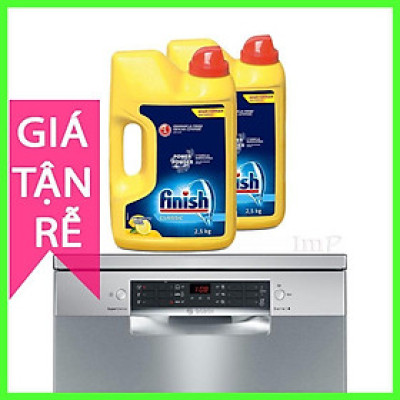Combo 2 can Bột rửa chén bát Finish 1kg (1kgx2)