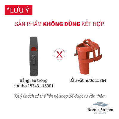 Nordic Stream - Bộ dụng cụ lau sàn có xịt thông minh - 3 món  - 15343