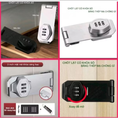 1 KHÓA 3 CHỮ SỐ BẢO MẬT KHẨU CAO AN TOÀN CHẤT LƯỢNG CHO MỌI GIA ĐÌNH