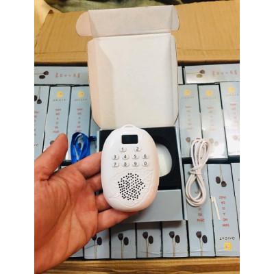 ĐÀI NGHE PHÁP lá Bồ đề có sẵn 60 bài trong máy- Có khe thẻ nhớ Jack tai nghe -Máy học tiếng Anh cho bé...-Hàng Chính Hãng