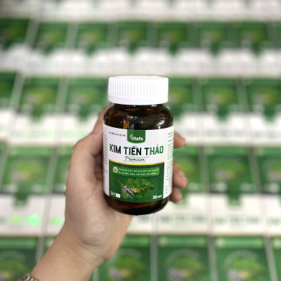 Kim Tiền Thảo Premium (Lọ 30 viên) – Giúp lợi tiểu, hỗ trợ tốt cho người bị sỏi tiết niệu, sỏi mật, sỏi thận [Chính hãng TITAFA]