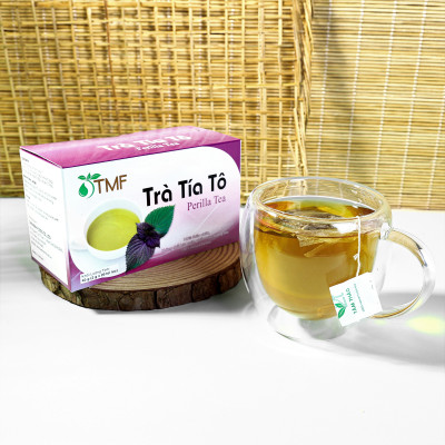 Trà Tía Tô Tâm Minh Foods dạng túi lọc hộp 20 gói