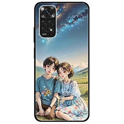 Ốp lưng cho Xiaomi Redmi Note 11 - 11S 4G - Redmi Note 11 5G - 11 Pro Q.Tế - 11 Pro N.Địa - Cặp Đôi Ngồi Đồi - Hàng Chính Hãng