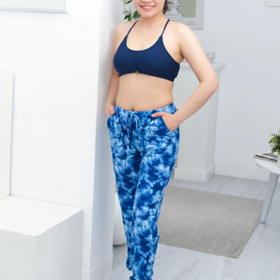 Áo bikini đa năng Gym-to-swim LMcation Krista - Xanh Đen