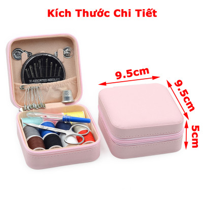 Bộ May Vá Quần Áo Đa Năng Cho Gia Đình KUNBE Kèm Hộp Đựng Kim Chỉ
