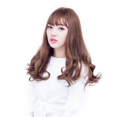 Tóc giả cao cấp xoăn qua vai tự nhiên- tặng lưới chùm tóc