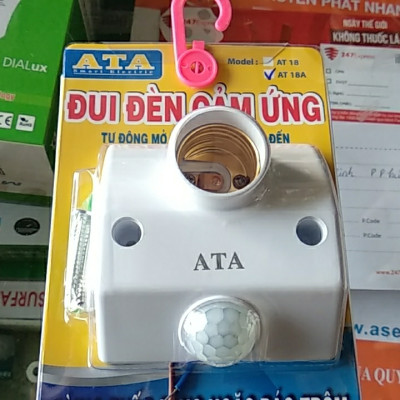 Đui đèn cảm ứng hồng ngoại ATA AT-18A tự động bật sáng khi có người đi qua - Hàng chính hãng