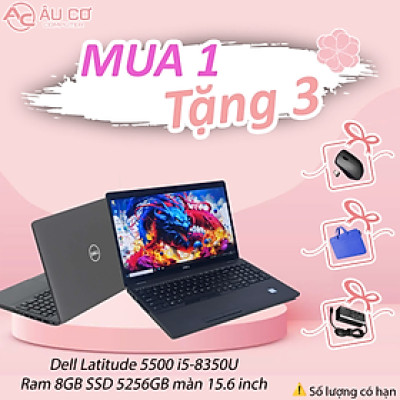Laptop Dell Latitude 5500 Core i5-8350U, RAM 8GB, SSD 256GB - Hàng chính hãng