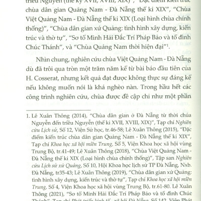 Chùa Việt Quảng Nam - Đà Nẵng Truyền Thống Và Hiện Đại (Từ Đầu Thế Kỉ XVII Đến Đầu Thế Kỉ XXI) (Sách chuyên khảo) -  Lê Xuân Thông, Đinh Thị Toan