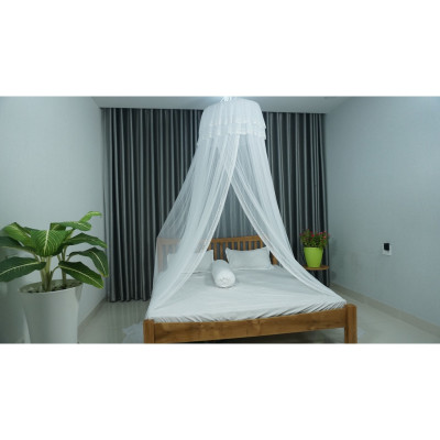 Màn Tròn Cho Giường Lớn /Bigsize - Cao Cấp Mộc Miên ( Hình thật )