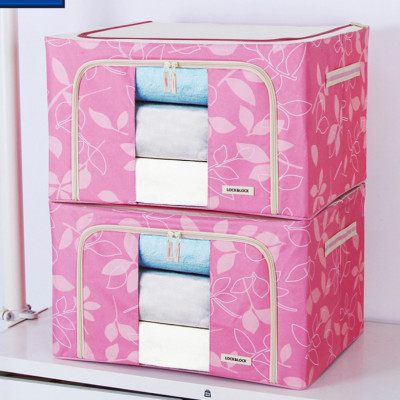 Túi Đựng Chăn Màn (Được Chọn Màu) - Hộp Đựng Quần Áo Khung Sắt Gấp Gọn - Tủ Vải Chăn Màn Tiện Lợi
