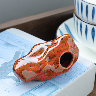 Chậu cỏ đồng tiền bằng đất nung tráng men