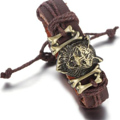 Vòng tay nam đầu sư tử