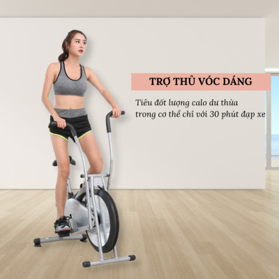 Xe Đạp Tập Thể Dục Tập Gym Tại Nhà GALEN AirBike Siêu Tiện Lợi - BẢO HÀNH 24 THÁNG