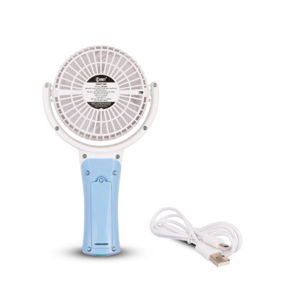 Quạt Sạc Tích Điện Mini Gấp Gọn Cầm Tay Comet CRF0904 3W Pin lithium-ion 3.7V 1200mAh Nhỏ Gọn Sạc USB Tiện Lợi hàng chính hãng