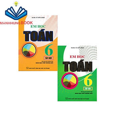 SÁCH - combo em học toán 6 - tập 1+2 (theo chương trình giáo dục phổ thông mới)