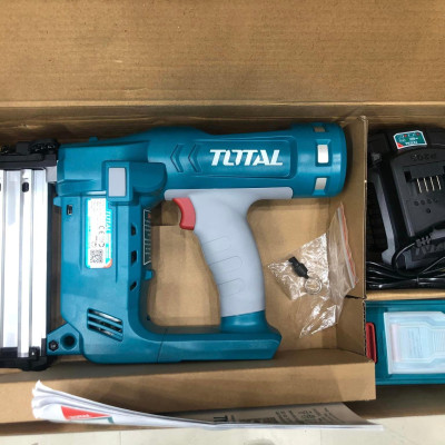 SÚNG BẮN ĐINH THẲNG DÙNG PIN 20V (1 pin 2.0AH +sạc ) TOTAL TCBNLI2016 - HÀNG CHÍNH HÃNG