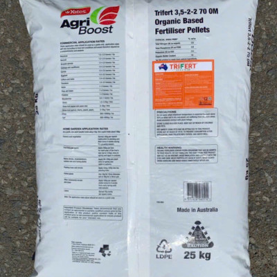 Hữu cơ Úc  Yates Trifert 3,5-2-2 70 OM bao 25kg