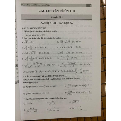 Sách ôn Tập Thi Vào Lớp 10 Môn Toán