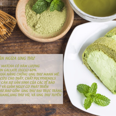 Combo 2 túi Bột trà xanh Matcha Gold (2 túi x 500g)