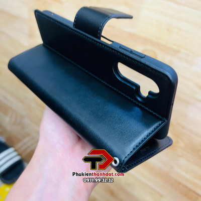 Bao da dạng ví  cho SamSung Galaxy A13 5G hiệu Hanman có ngăn đựng thẻ và tiền tiện dụng - Hàng chính hãng