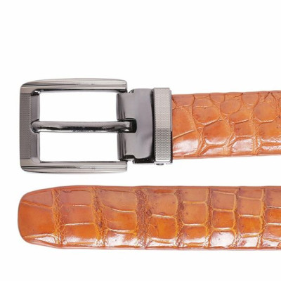 Thắt Lưng Nữ Da Cá Sấu Huy Hoàng HT5203 - Vàng