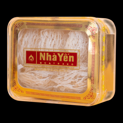 Tổ Yến Trắng Tinh Chế - Nhà Yến Nha Trang - Loại Chất Lượng 5.0 - Hộp 50 Gram - Tổ Yến Sào Tinh Chế - Hàng Chính Hãng