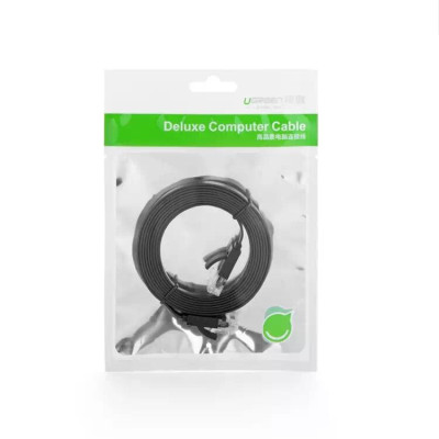 Ugreen UG11235NW104TK 1M màu Đen Cáp mạng LAN CAT6 UPT cáp dẹp - HÀNG CHÍNH HÃNG