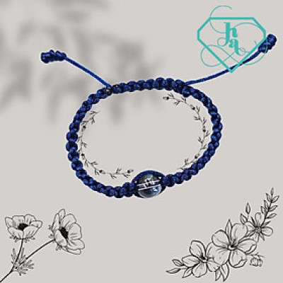 Vòng thắt dây thạch anh khói VTD-05