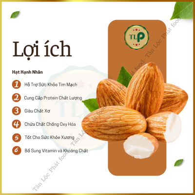  HẠT HẠNH NHÂN CAO CẤP TÂN LỘC PHÁT - HŨ 250G