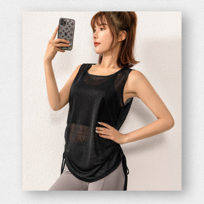 Áo Tank Top Dây Rút Thể Thao Nữ