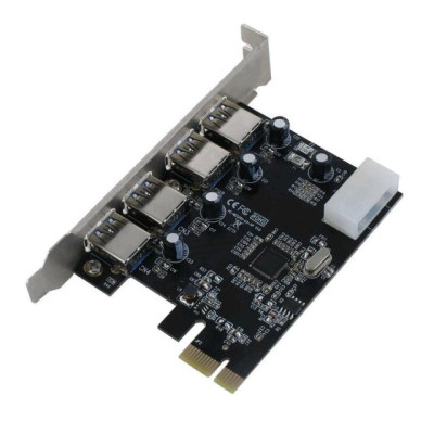 Card máy tính chuyển PCI Express sang USB 4 cổng 3.0 - Hàng Nhập Khẩu