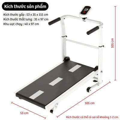 Máy chạy bộ cơ đa năng BG Treadmill SH306 5 in 1,Máy chạy bộ không điện SH305 thích hợp cho mọi lứa tuổi luyện tập (hàng nhập khẩu)