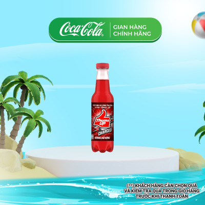 Thùng/Lốc 24 Chai Nước Tăng Lực Giải Khát Thums Up Hương Dâu Rừng 330ml x 24 Coca-Cola Official Store_TK