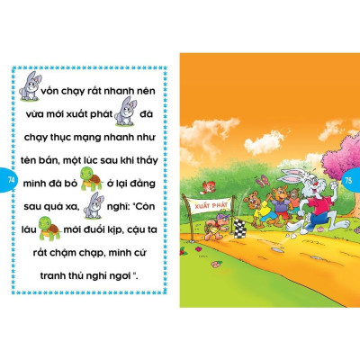 Sách - Phát Triển Tư Duy Và Ngôn Ngữ Cho Bé - Truyện Đọc Bằng Hình Ảnh - Truyện Ngụ Ngôn Thế Giới Đặc Sắc - Combo 2 Cuốn - Việt Thư