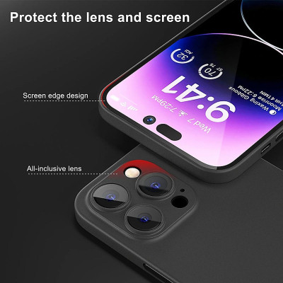 Ốp lưng nhám siêu mỏng 0.3mm cho iPhone 15, 15 Plus, 15 Pro, 15 Pro Max hiệu Memumi, mặt lưng chống trượt, chống bám bẩn - Hàng chính hãng