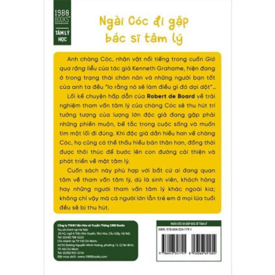 Sách - Ngài Cóc Đi Gặp Bác Sĩ Tâm Lý - Bìa Cứng - Robert De Board - 1980 Books