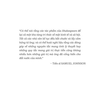 Những Tuyệt Tác Của Shakespeare - Tuyển Tập 20 Vở Kịch Được Chuyển Thể Thành Truyện Cho Thiếu Nhi