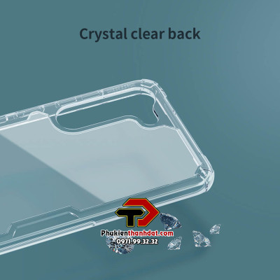Ốp lưng trong suốt cho SamSung Galaxy S23+ Plus 5G chính hãng Nillkin Nature TPU Pro Case, chống sốc tốt - Hàng chính hãng