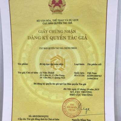 BÍ KÍP HỌC TẬP TOÀN DIỆN