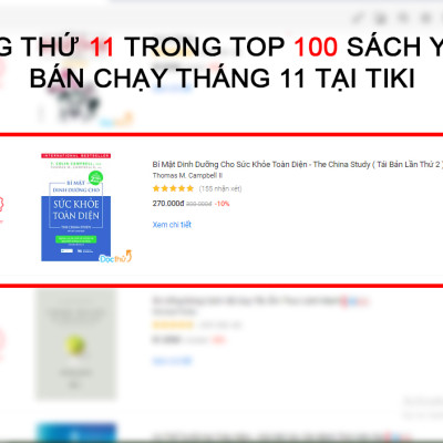 Bí Mật Dinh Dưỡng Cho Sức Khỏe Toàn Diện - The China Study _Tái bản năm 2024