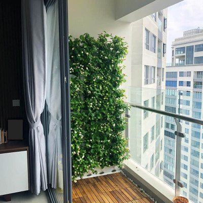 Khung Vườn Đứng Cây Ban Công (Bộ 8 tầng Module Vertical + 1 Tray nước nhập khẩu Bồ Đào Nha (không kèm tưới) dùng trồng cây xanh treo tường dạng đứng